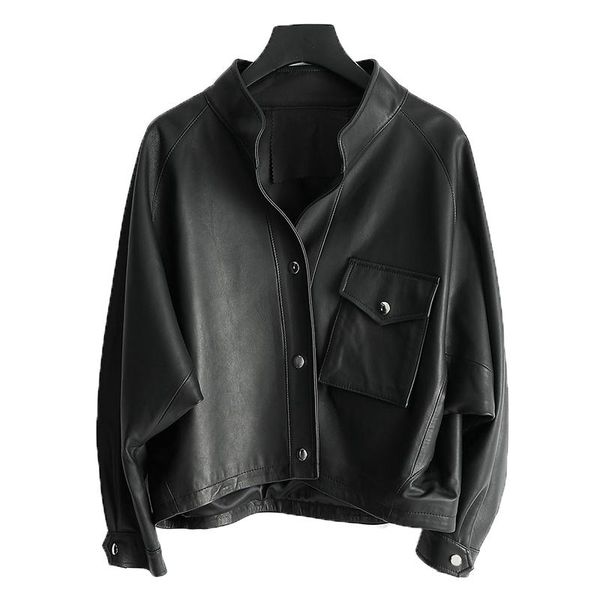 women's leather & faux genuine jacket women 100% sheepskin jackets ladies coats clothing mujeres abrigos tlr3022 zjt7, Black
women's leather & faux genuine jacket women 100% sheepskin jackets ladies coats clothing mujeres abrigos tlr3022 zjt7, Black