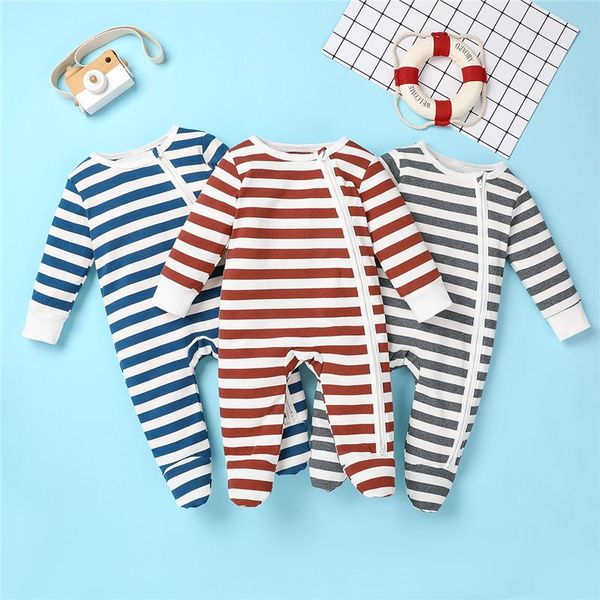 jumpsuits 0-12m ly autumn baby girls boys rompers striped print long sleeve zipper one piece, Blue
jumpsuits 0-12m ly autumn baby girls boys rompers striped print long sleeve zipper one piece, Blue