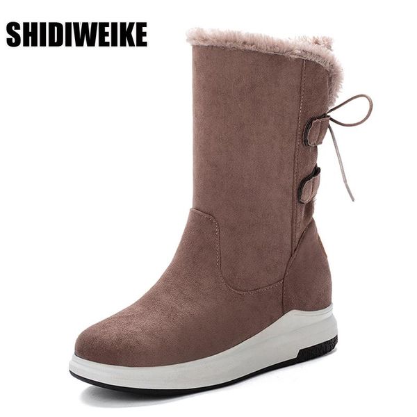boots wedge shoes suede snow woman winter warm women's mid-calf ladies platform booties 43 vc1237, Black
boots wedge shoes suede snow woman winter warm women's mid-calf ladies platform booties 43 vc1237, Black