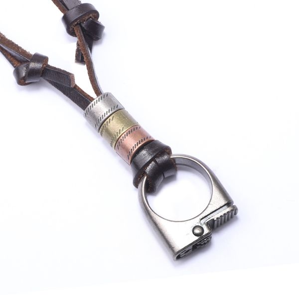 popular necklace men's cowhide sweater chain alloy lighter pendant yiwu, Golden;silver
popular necklace men's cowhide sweater chain alloy lighter pendant yiwu, Golden;silver