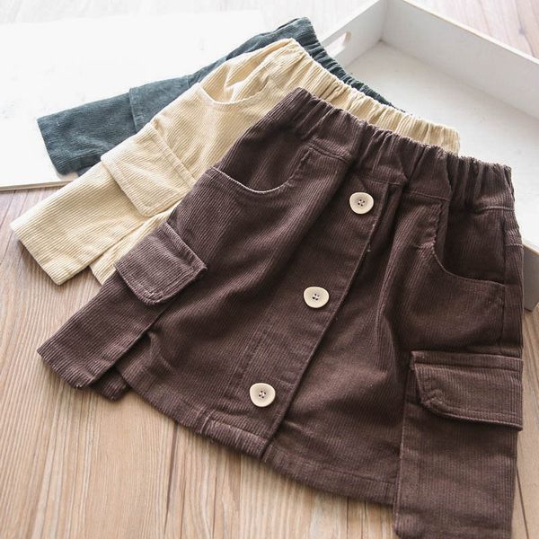 girls skirts children clothes kids dress baby wear corduroy skirt b8130, Blue 
girls skirts children clothes kids dress baby wear corduroy skirt b8130, Blue