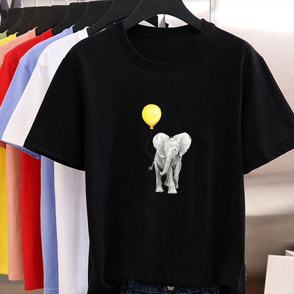 punk streetwear versatile elephant and men t shirts balloon print pretty womens hipster loose o neck multicolor, White;black
punk streetwear versatile elephant and men t shirts balloon print pretty womens hipster loose o neck multicolor, White;black
