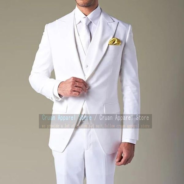 men's suits & blazers classic white wedding men suit set slim fit causal prom male blazer groom tuxedo jacket vest pants 3 pieces outfi, White;black
men's suits & blazers classic white wedding men suit set slim fit causal prom male blazer groom tuxedo jacket vest pants 3 pieces outfi, White;black