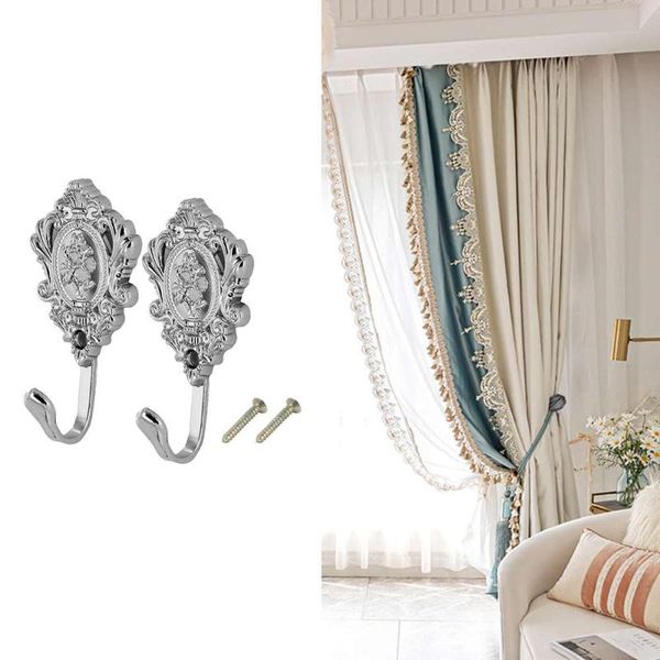 hooks & rails 2pcs curtain holdbacks vintage wall tie backs zinc alloy drapery hanger
hooks & rails 2pcs curtain holdbacks vintage wall tie backs zinc alloy drapery hanger