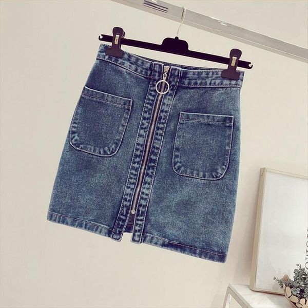 ins spring summer fashion womens skirt high waist zip slim fit denim a line mini skirts pocket wrapover jeans, Black
ins spring summer fashion womens skirt high waist zip slim fit denim a line mini skirts pocket wrapover jeans, Black