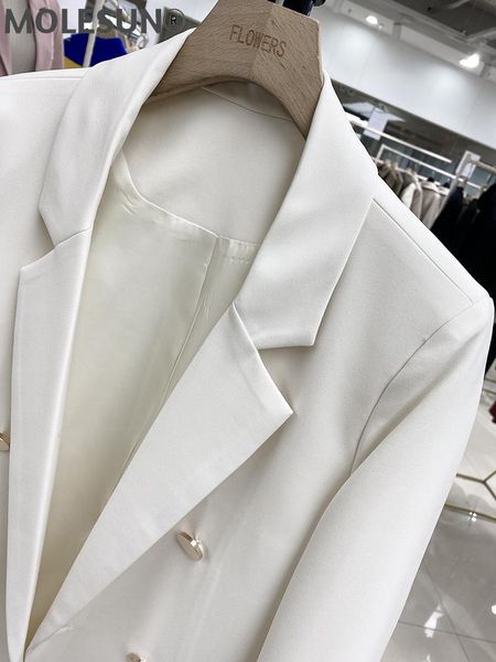 women's suits & blazers spring autumn korean style slim blazer women clothing fashion casual double breasted office s-xl black beige wo, White;black
women's suits & blazers spring autumn korean style slim blazer women clothing fashion casual double breasted office s-xl black beige wo, White;black