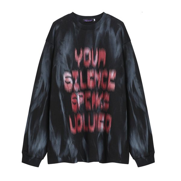 ins brand high street painted large long sleeve pullover for young men street hip hop oversized round neck sweater, Black
ins brand high street painted large long sleeve pullover for young men street hip hop oversized round neck sweater, Black