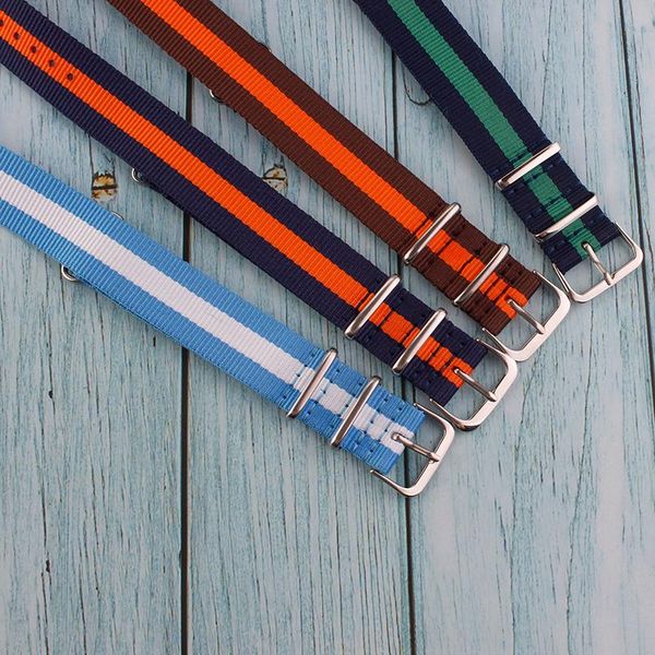 watch bands nato watchband canvas strap for 18mm 20mm 22mm nylon accessories stainless steel buckle stripe bracelet wristwatch, Black;brown
watch bands nato watchband canvas strap for 18mm 20mm 22mm nylon accessories stainless steel buckle stripe bracelet wristwatch, Black;brown