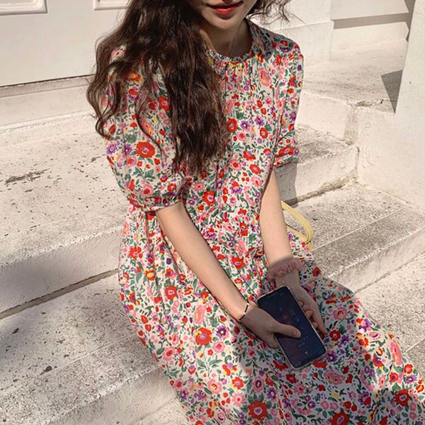 casual dresses dress women clothessouth korea summer elegant round neck full screen floral design with thin bubble s 7cld, Black;gray
casual dresses dress women clothessouth korea summer elegant round neck full screen floral design with thin bubble s 7cld, Black;gray