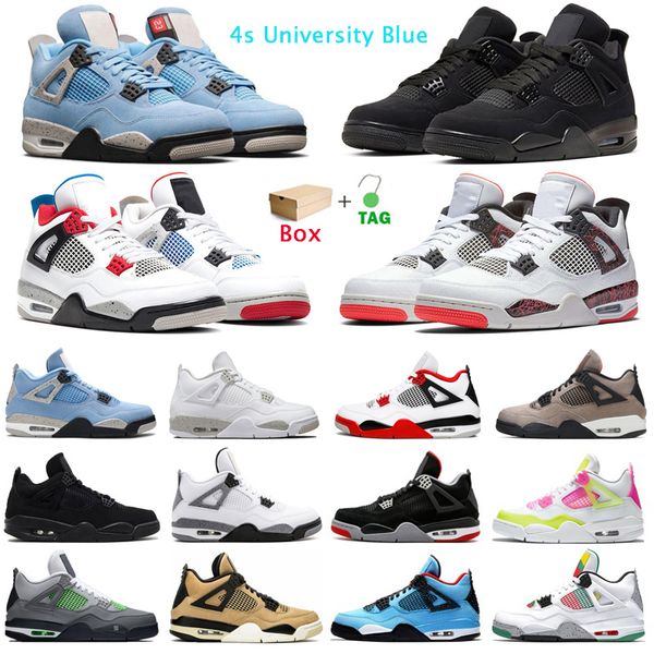 4s basketball shoes 4 university blue white oreo fire red taupe haze mushroom black cat mens trainers sport sneakers with box
4s basketball shoes 4 university blue white oreo fire red taupe haze mushroom black cat mens trainers sport sneakers with box