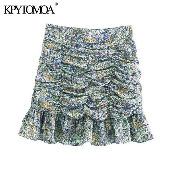 kpytomoa women chic fashion with ruffled pleated printed mini skirts vintage high waist back zipper female skirts mujer 210721, Black
kpytomoa women chic fashion with ruffled pleated printed mini skirts vintage high waist back zipper female skirts mujer 210721, Black