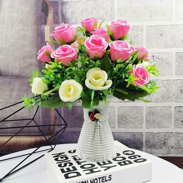 decorative flowers & wreaths 1 bunch of 7 simulation peony roses camellia silk fake flores diy home gardening christmas wedding decoration s
decorative flowers & wreaths 1 bunch of 7 simulation peony roses camellia silk fake flores diy home gardening christmas wedding decoration s