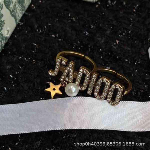 75% off outlet online family niche design fashion personality letter pearl ring women's brass material, Silver
75% off outlet online family niche design fashion personality letter pearl ring women's brass material, Silver