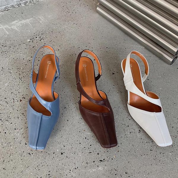 dress shoes square toe women sandals hollow slides slippers thin high heels elastic band elegant pumps woman size 35-39 blue/brown, Black
dress shoes square toe women sandals hollow slides slippers thin high heels elastic band elegant pumps woman size 35-39 blue/brown, Black