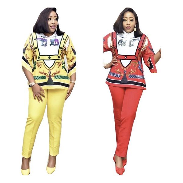 women's tracksuits 2 piece sets african for women print bazin baggy pants rock style dashiki long sleeve famous suit lady z5e4, Gray
women's tracksuits 2 piece sets african for women print bazin baggy pants rock style dashiki long sleeve famous suit lady z5e4, Gray