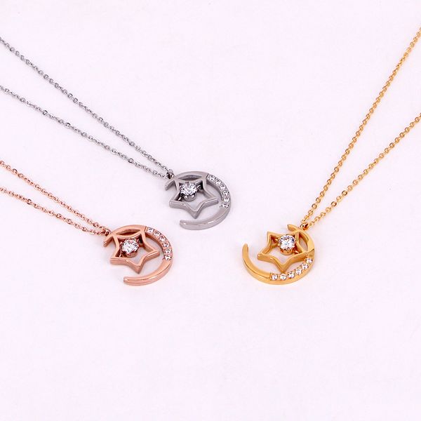 x9-210 fashion heart micro necklace cnc inlaid diamond beating star moon clavicle chain, Silver
x9-210 fashion heart micro necklace cnc inlaid diamond beating star moon clavicle chain, Silver