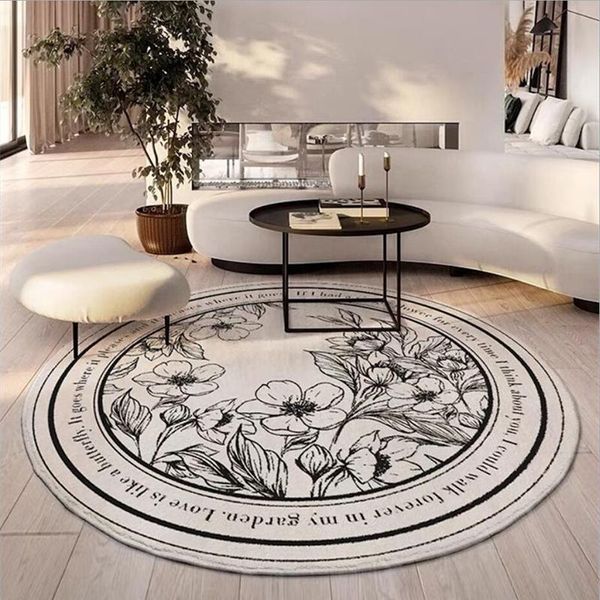 carpets for living room nordic floral non-slip soft bedroom decoration large rugs home entrance round floor mat
carpets for living room nordic floral non-slip soft bedroom decoration large rugs home entrance round floor mat