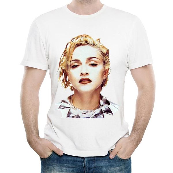 men's t-shirts madonna t shirt white color mens fashion short sleeve cartoon t-shirt tees casual famous star print women clothes, White;black
men's t-shirts madonna t shirt white color mens fashion short sleeve cartoon t-shirt tees casual famous star print women clothes, White;black