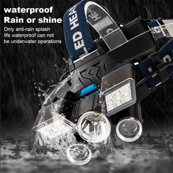 headlamps est head torch 6000k outdoor 5led 1600lm adjustable headlight rechargeable ipx4 waterproof camping headlamp, aluminum alloy
headlamps est head torch 6000k outdoor 5led 1600lm adjustable headlight rechargeable ipx4 waterproof camping headlamp, aluminum alloy