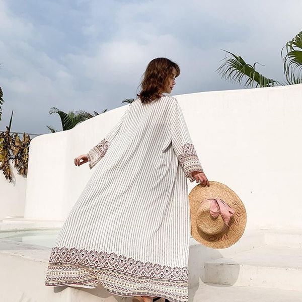 women's blouses & shirts beach sunscreen long shirt female tunic mexican cardigan turkish islamic clothing for women kaftan boho chic 2, White
women's blouses & shirts beach sunscreen long shirt female tunic mexican cardigan turkish islamic clothing for women kaftan boho chic 2, White