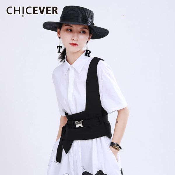 belts chicever black casual vests for women irregular designer solid vest female autumn korean fashion accessories 2021 style, Black;brown
belts chicever black casual vests for women irregular designer solid vest female autumn korean fashion accessories 2021 style, Black;brown
