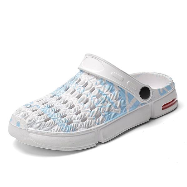 slippers men's double beach leisure and women's hollow hole shoes antiskid 36-45, Black
slippers men's double beach leisure and women's hollow hole shoes antiskid 36-45, Black