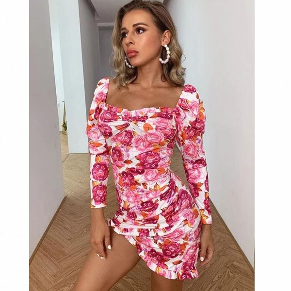 casual dresses 2021 women retro square collar floral print bodycon long sleeve flower irregular mini dress vintage ruffle hem pleated vest, Black;gray
casual dresses 2021 women retro square collar floral print bodycon long sleeve flower irregular mini dress vintage ruffle hem pleated vest, Black;gray