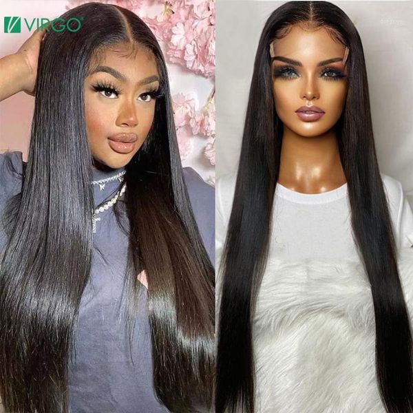 straight lace front human hair wigs for black women 13x6 hd transparent wig brazilian remy 4x4 closure wigs1, Black;brown
straight lace front human hair wigs for black women 13x6 hd transparent wig brazilian remy 4x4 closure wigs1, Black;brown
