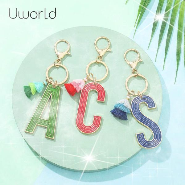 keychains ins letter key ring colorful tassel enamel metal keychain for women car chain simple name holder jewelry, Silver
keychains ins letter key ring colorful tassel enamel metal keychain for women car chain simple name holder jewelry, Silver