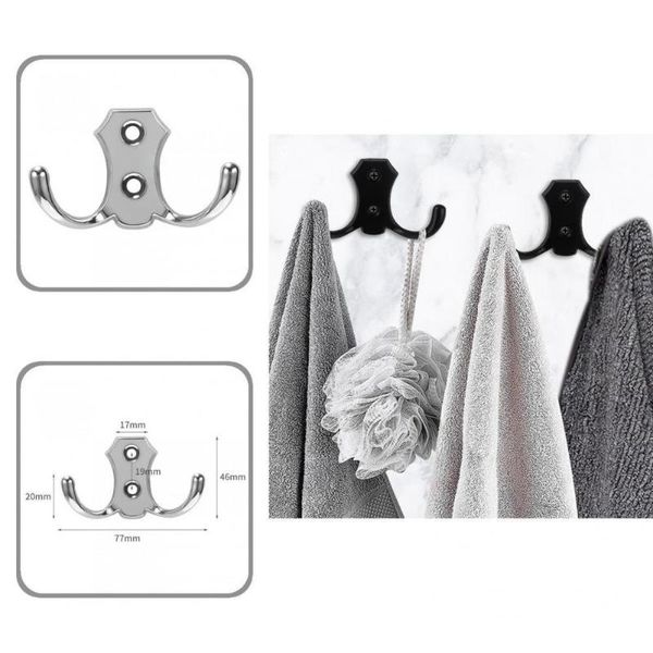 hangers & racks smooth edge electroplated multifunctional 2-pronged coat hanger for bathroom
hangers & racks smooth edge electroplated multifunctional 2-pronged coat hanger for bathroom