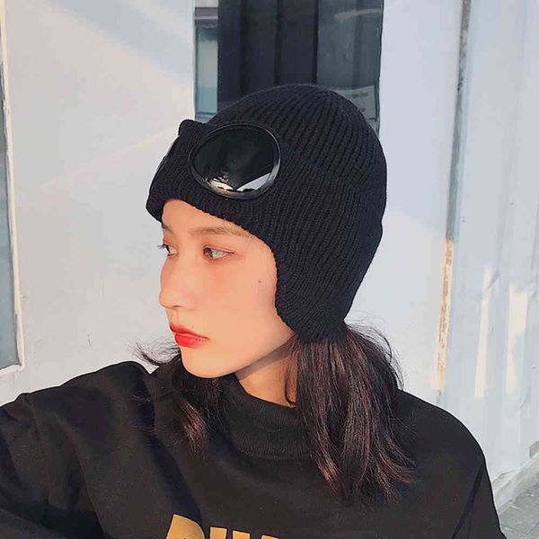 fashion female autumn winter wool hat with glasses hats black pilot knitted cap for women men plush warm hip hop ear protection cold caps, Blue;gray
fashion female autumn winter wool hat with glasses hats black pilot knitted cap for women men plush warm hip hop ear protection cold caps, Blue;gray