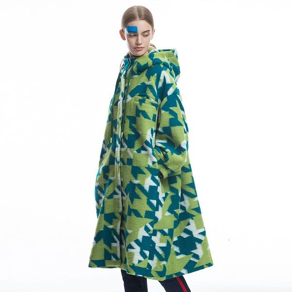 women's wool & blends arrivals winter women casual ultra loose thicken warm hooded woolen jacket ladies oversized camouflage long outer, Black
women's wool & blends arrivals winter women casual ultra loose thicken warm hooded woolen jacket ladies oversized camouflage long outer, Black