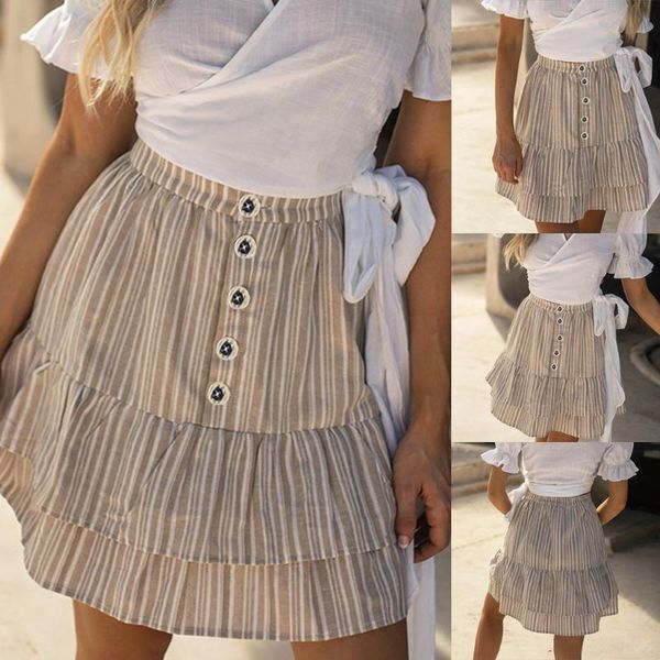 skirts women's fashion summer sports and casual skirt a-line high waist buttons buckle ruffle short comfortable soft w425, Black
skirts women's fashion summer sports and casual skirt a-line high waist buttons buckle ruffle short comfortable soft w425, Black