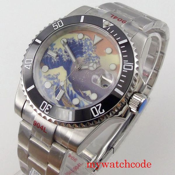 wristwatches 40mm auto men watch luminous surfing dial 24 jewels nh35a miyota8215 brushed oyster strap sapphire with cyclop brand, Slivery;brown
wristwatches 40mm auto men watch luminous surfing dial 24 jewels nh35a miyota8215 brushed oyster strap sapphire with cyclop brand, Slivery;brown