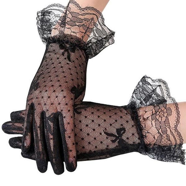 five fingers gloves summer women lace mesh breathable sunscreen touch screen hollow soft elasticity driving female t109, Blue;gray
five fingers gloves summer women lace mesh breathable sunscreen touch screen hollow soft elasticity driving female t109, Blue;gray