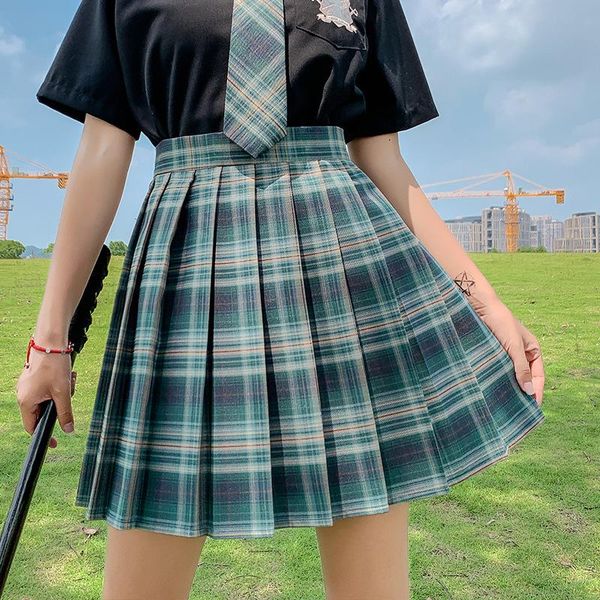 skirts summer plaid women high waist pleated stitching sweet girls mini skirt students school uniforms faldas mujer moda, Black
skirts summer plaid women high waist pleated stitching sweet girls mini skirt students school uniforms faldas mujer moda, Black