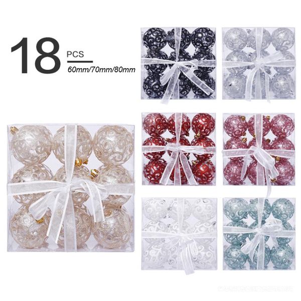 party decoration 18pcs 6cm/7cm/8cm christmas ball gift box transparent tree pendant holiday home decorations
party decoration 18pcs 6cm/7cm/8cm christmas ball gift box transparent tree pendant holiday home decorations