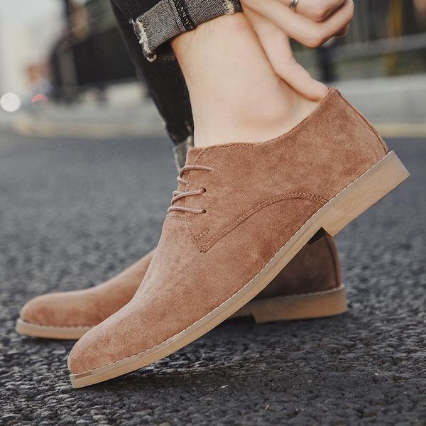 men casual shoes breathable suede leather loafers office for driving ponited toe comfortable lace up dress 2021, Black
men casual shoes breathable suede leather loafers office for driving ponited toe comfortable lace up dress 2021, Black