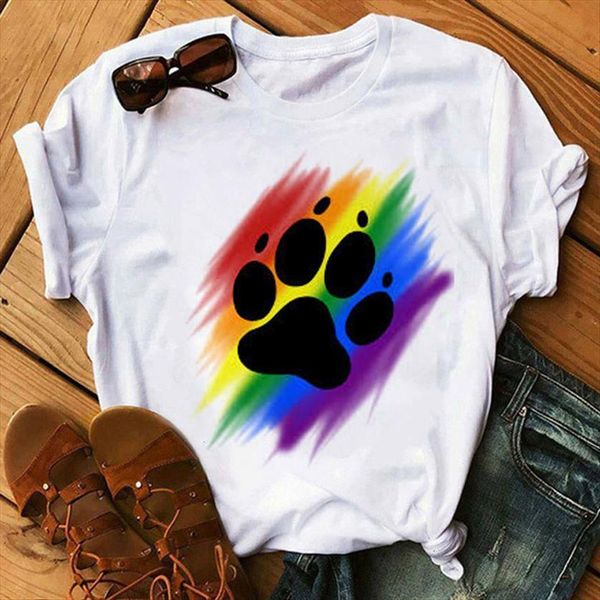 cute creative heart dog womens t shirts paw print fashion casual summer simple ladies tee short sleeved, White
cute creative heart dog womens t shirts paw print fashion casual summer simple ladies tee short sleeved, White
