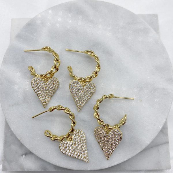 hoop & huggie 3pairs/lot est arrival jewelry cuban chains zircon insert heart drop earrings, Golden;silver
hoop & huggie 3pairs/lot est arrival jewelry cuban chains zircon insert heart drop earrings, Golden;silver