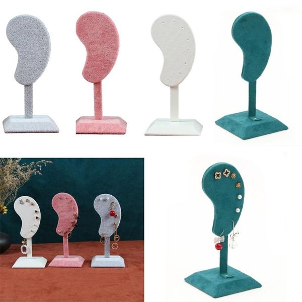 hooks & rails fashion ear shaped earring display stand microfiber holder clip stud jewelry organizer optional
hooks & rails fashion ear shaped earring display stand microfiber holder clip stud jewelry organizer optional