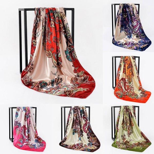 women scarf hijab harajuke polyester square neckerchief hair cashew shawls foulard head islamic scarves, Blue;gray
women scarf hijab harajuke polyester square neckerchief hair cashew shawls foulard head islamic scarves, Blue;gray