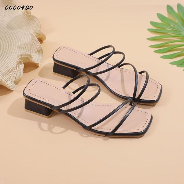 summer two wear thin belt with a word sandals women thick fairy wind 2021 spring mid-heel slippers, Black
summer two wear thin belt with a word sandals women thick fairy wind 2021 spring mid-heel slippers, Black