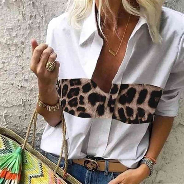 spring autumn women blouses button beboho leopard long full sleeve casual chiffon big large pluse sizes shirts, White
spring autumn women blouses button beboho leopard long full sleeve casual chiffon big large pluse sizes shirts, White