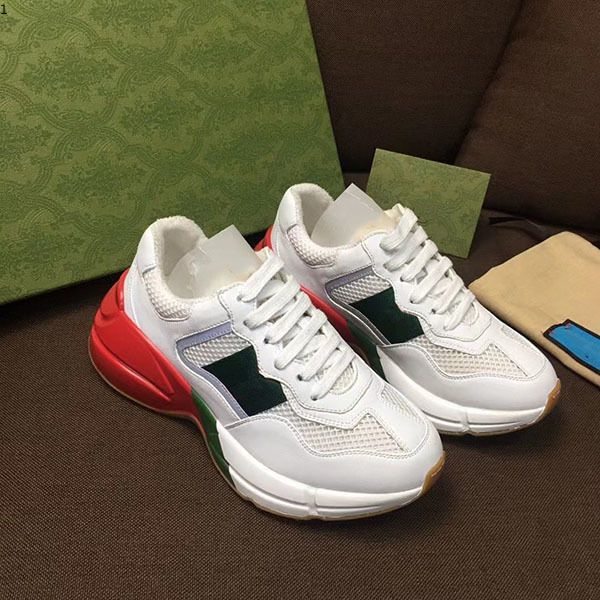 hommes femmes rhyton casual dad chaussures paris luxury design house emblématique sneaker toile mini rétro tissu jacquard semelle épaisse mj, Red;white
hommes femmes rhyton casual dad chaussures paris luxury design house emblématique sneaker toile mini rétro tissu jacquard semelle épaisse mj, Red;white