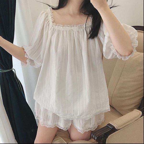 cute lolita pajama sets cotton womens sleepwears ruffle shorts.vintage girls lace pyjamas set.victorian sleepwear loungewear, Black;red
cute lolita pajama sets cotton womens sleepwears ruffle shorts.vintage girls lace pyjamas set.victorian sleepwear loungewear, Black;red