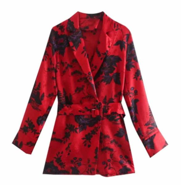women's jackets zawomen floral printing tailored collar sashes red shirts female long sleeve blouses casual lady loose, Black;brown
women's jackets zawomen floral printing tailored collar sashes red shirts female long sleeve blouses casual lady loose, Black;brown