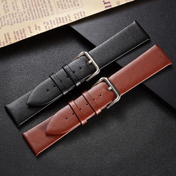 watch bands durable strap accessories 14 16 18 20 22 24mm fashion black brown universal wristband with silver stainless steel buckle
watch bands durable strap accessories 14 16 18 20 22 24mm fashion black brown universal wristband with silver stainless steel buckle