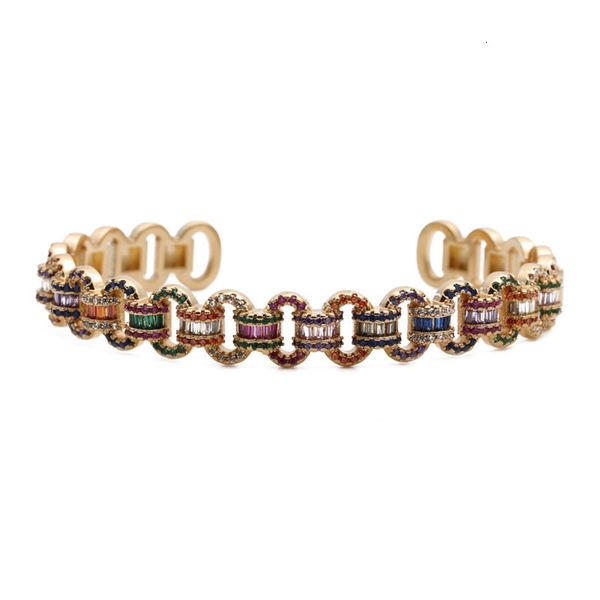 Bangles Bracelet Bangle Women's Adjustable with Micro Inlaid Color Jewelry, Copper Zircon Opening, Black
Bangles Bracelet Bangle Women's Adjustable with Micro Inlaid Color Jewelry, Copper Zircon Opening, Black