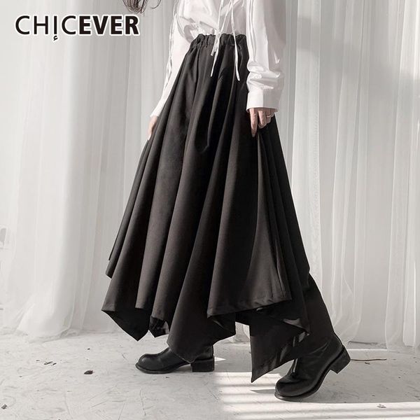 women's pants & capris chicever casual black trousers for women high waist ruched minimalist irregular solid wide leg female 2021 fashi, Black;white
women's pants & capris chicever casual black trousers for women high waist ruched minimalist irregular solid wide leg female 2021 fashi, Black;white